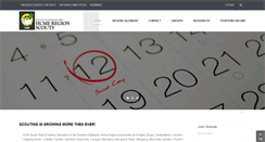 Desktop Screenshot of humescouts.com